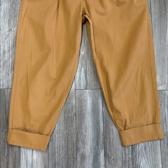 Madewell Pleated Taper Wide-Leg Pants - Picture 6 of 14